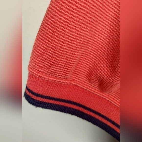 VINTAGE Y2K PGA Tour Men's XL Polo Golf Shirt Knit Pocket Logo Short Sleeve Red - Picture 4 of 9